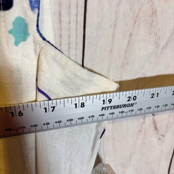 For Cynthia Linen Floral Summer Spring Lace Sleeveless Midi Dress NWT Large - Picture 7 of 7